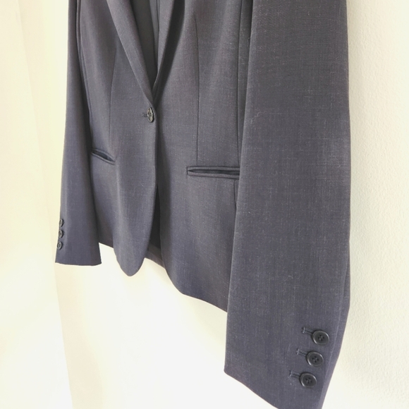 Theory Dark Gray Gabe B Blazer - Picture 2 of 7